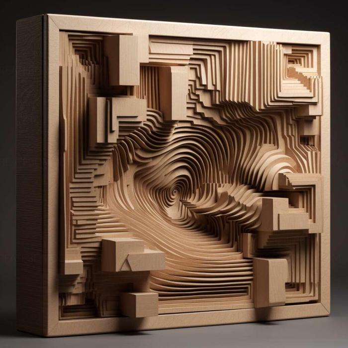 نموذج ثلاثي الأبعاد لآلة CNC 3D Art 